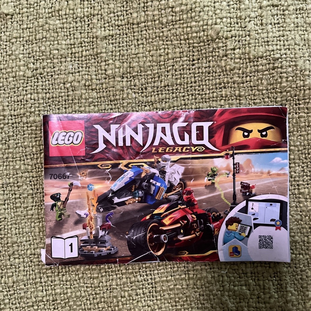 Lego Ninjagoβ Legacy (1) 70667 Instruction Manual Only